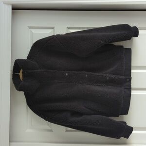 ALO Yoga Black Fleece Jacket